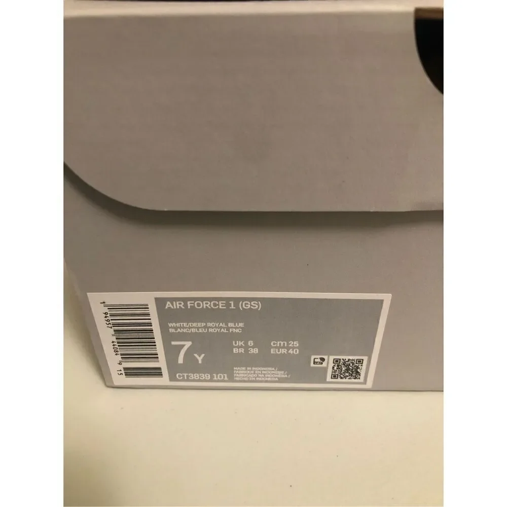 Nike Air Force 1 GS Size 7Y